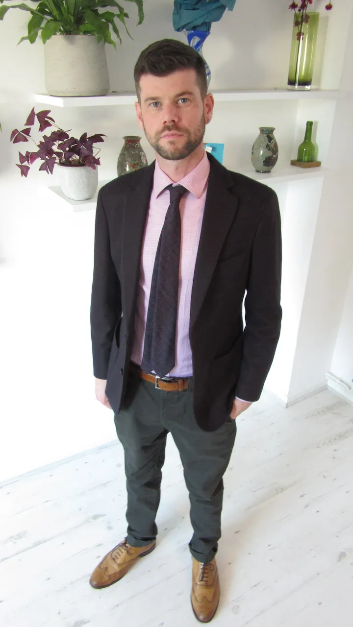A male client that has been styled by Rupert 