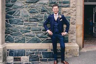 A male client that has been styled by Rupert 