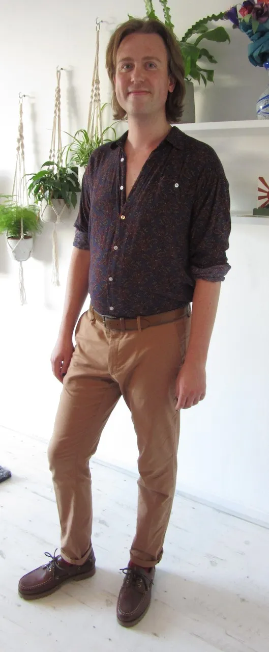 A male client that has been styled by Rupert 