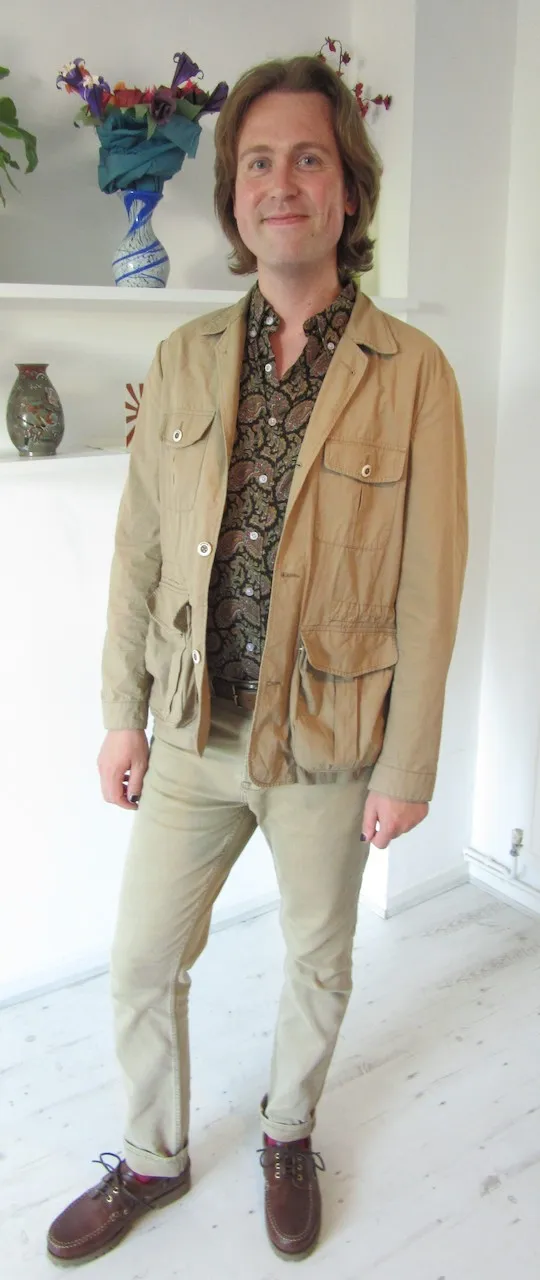 A male client that has been styled by Rupert 