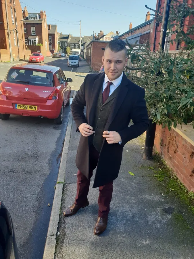 A male client that has been styled by Rupert 